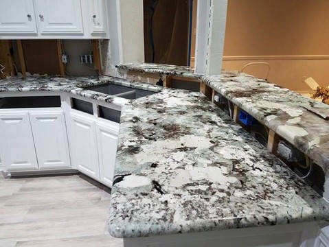 Branco Tourmaline Granite kitchen countertop table Branco Tourmaline Granite kitchen countertop table
