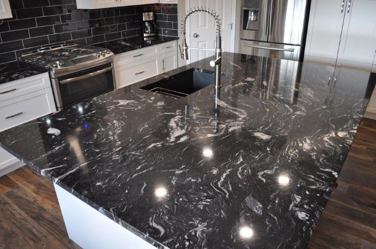 Titanium Granite kitchen countertop Titanium Granite kitchen countertop