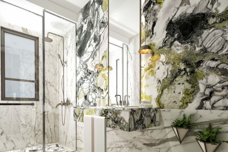 White Beauty Marble bathroom wall and flooring White Beauty Marble bathroom wall and flooring