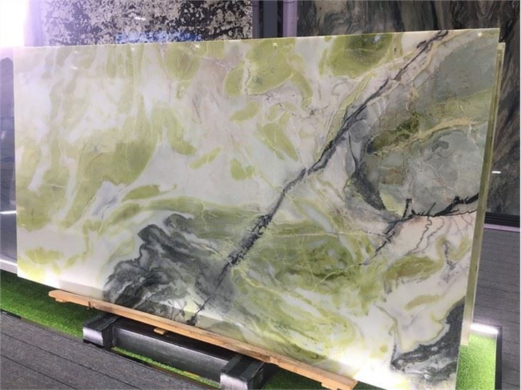 Dreaming green marble for interior wall