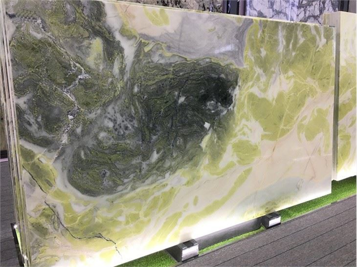 Polished Dreaming Green Marble