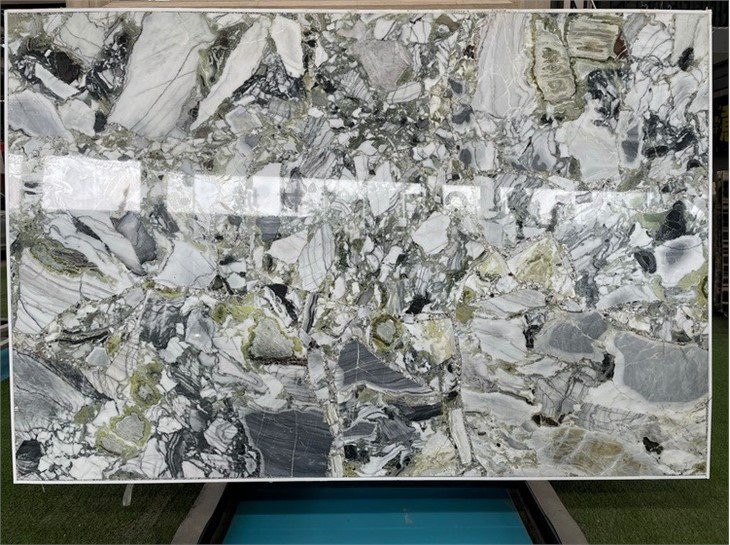 Ice Green marble slabs