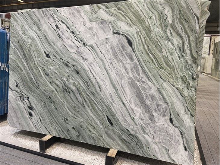Raggio Verde marble slab