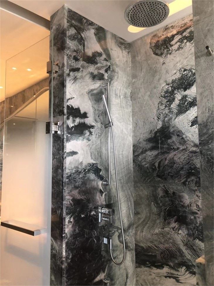 Valley Orchid Quartzite bathroom tile