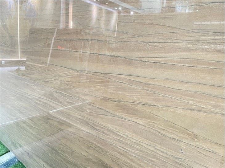 Walnut Quartzite Slab For Kitchen Tops