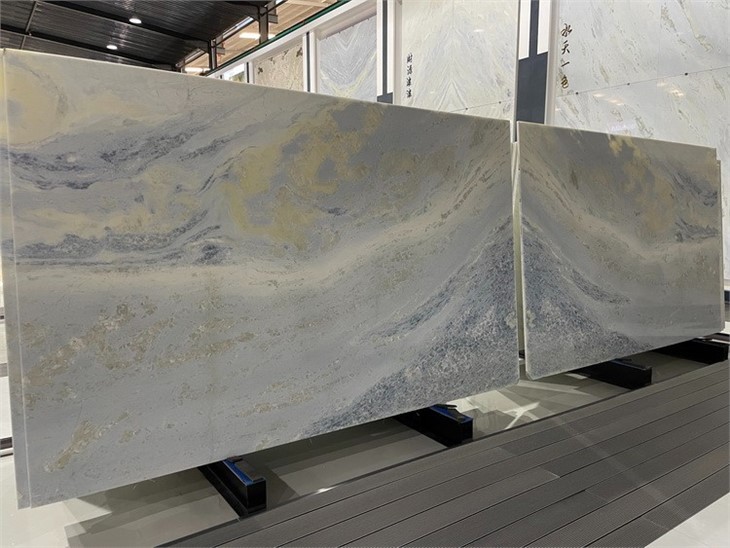 Azul Cielo Marble Bookmatch