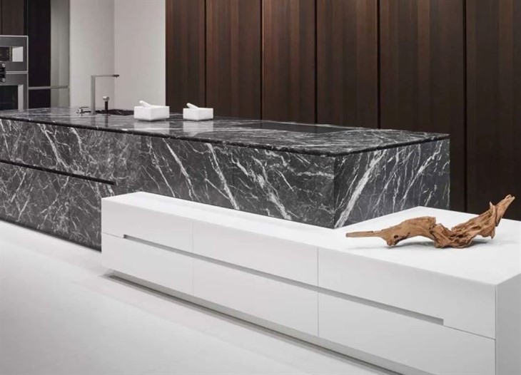 Grigio Carnico Marble kitchen countertop