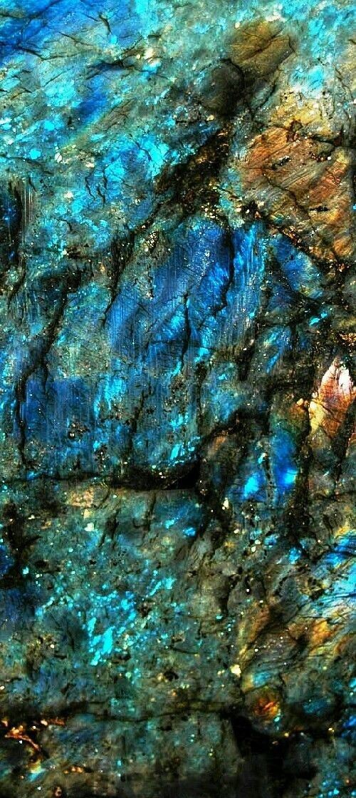 Lemurian Blue Labradorite Blue Granite wall