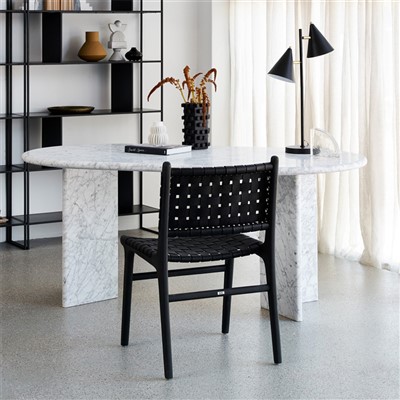 Овальная форма обеденного стола итальянской Каррары белая современная мраморная