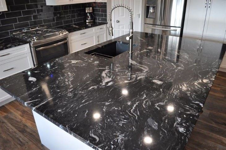 Titanium Granite kitchen countertop