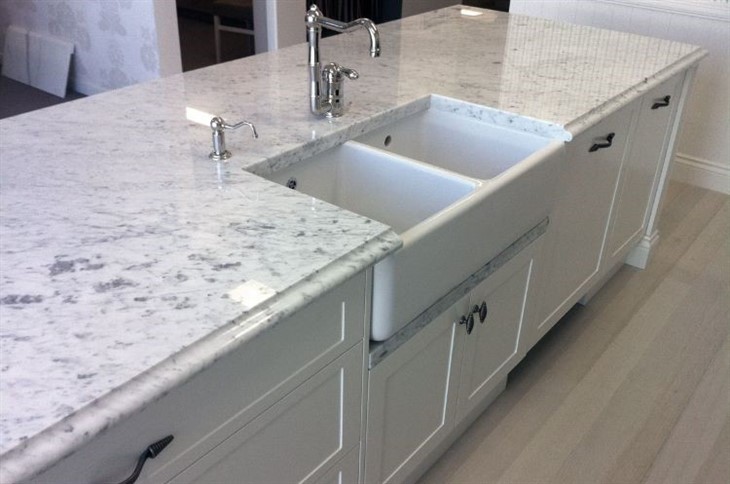 Bianco Gioia Marble countertop