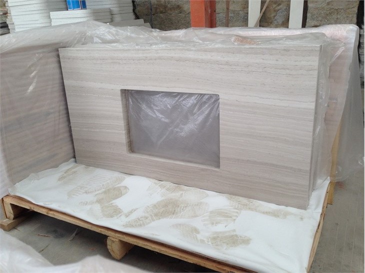 Wooden White Marble