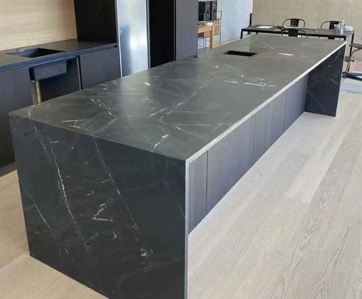 Calacatta Black Negresco Quartzite Kitchen Countertop