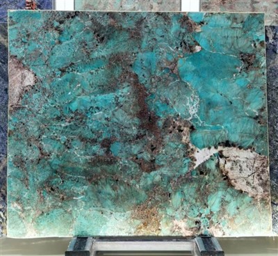 Плиты зеленого кварцита Amazon