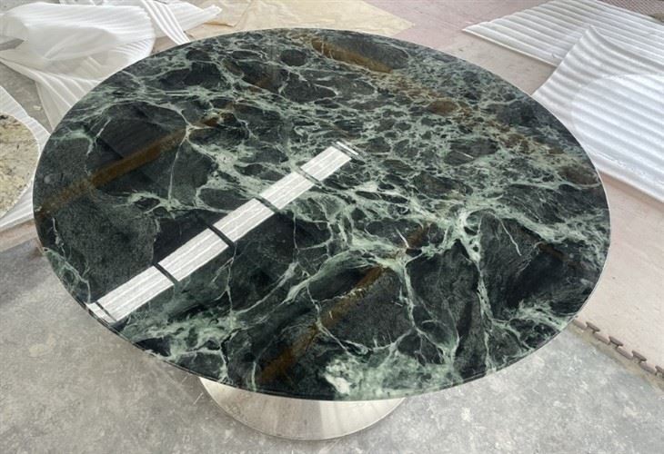 Alps Green Marble Dining Table