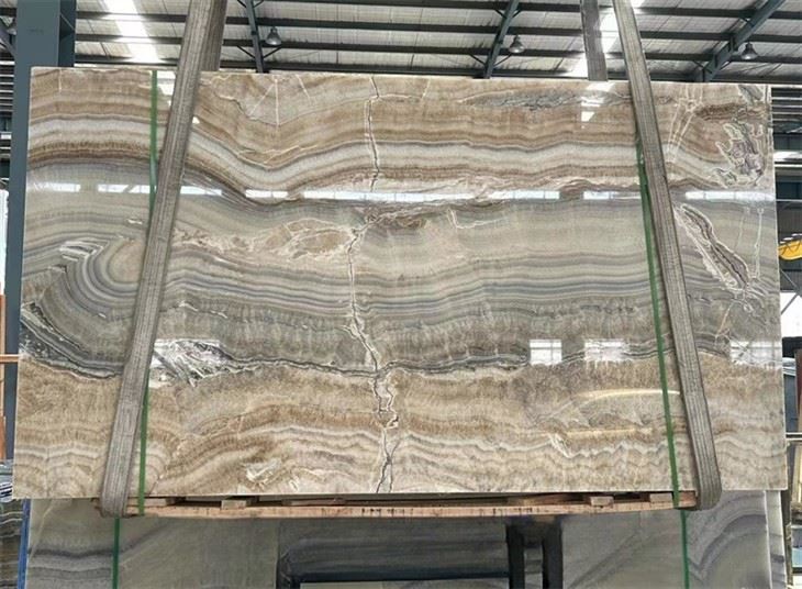 Мраморная плита Argento Onyx