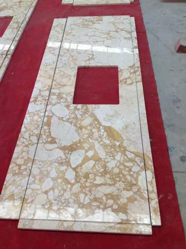 Calacatta Vagli Oro Marble Bathroom Countertop