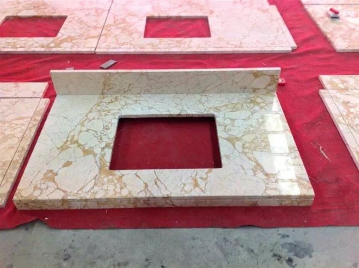 Calacatta Vagli Oro Marble Kitchen Sink