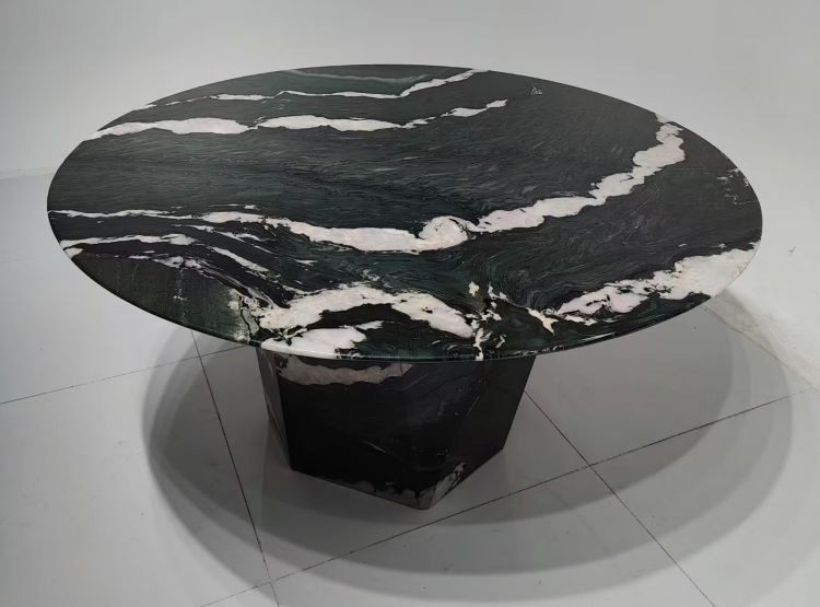 Dark Green Quartzite Coffee Table