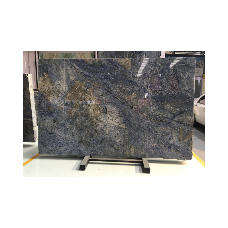 Фэнтезийный сапфир, синяя мраморная плита