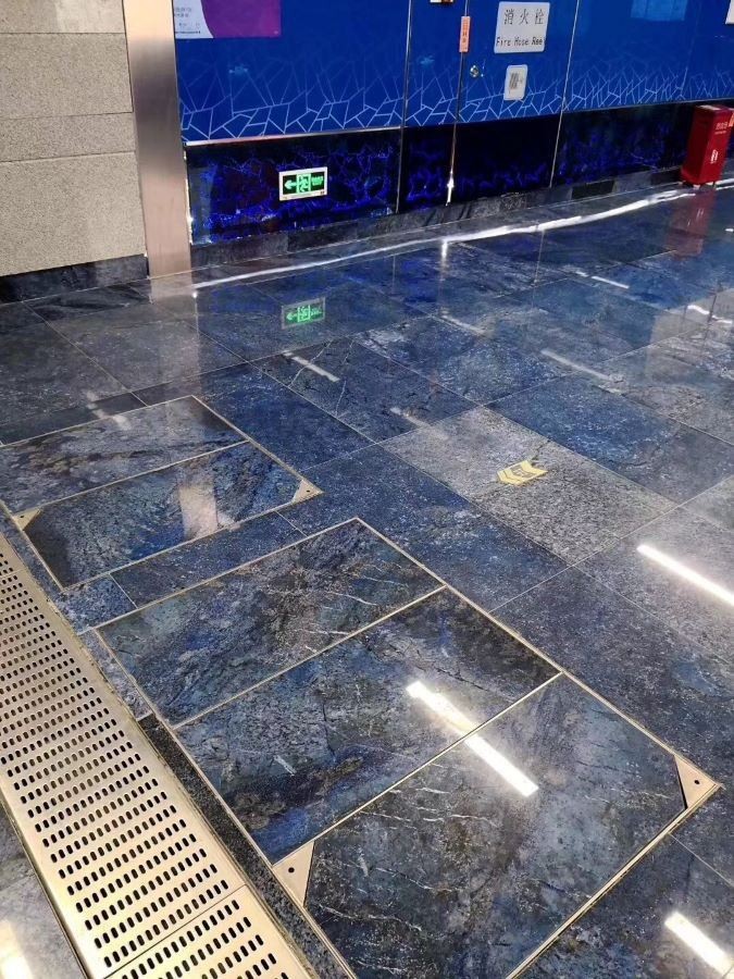 Fantasy Sapphire Blue Marble Slab