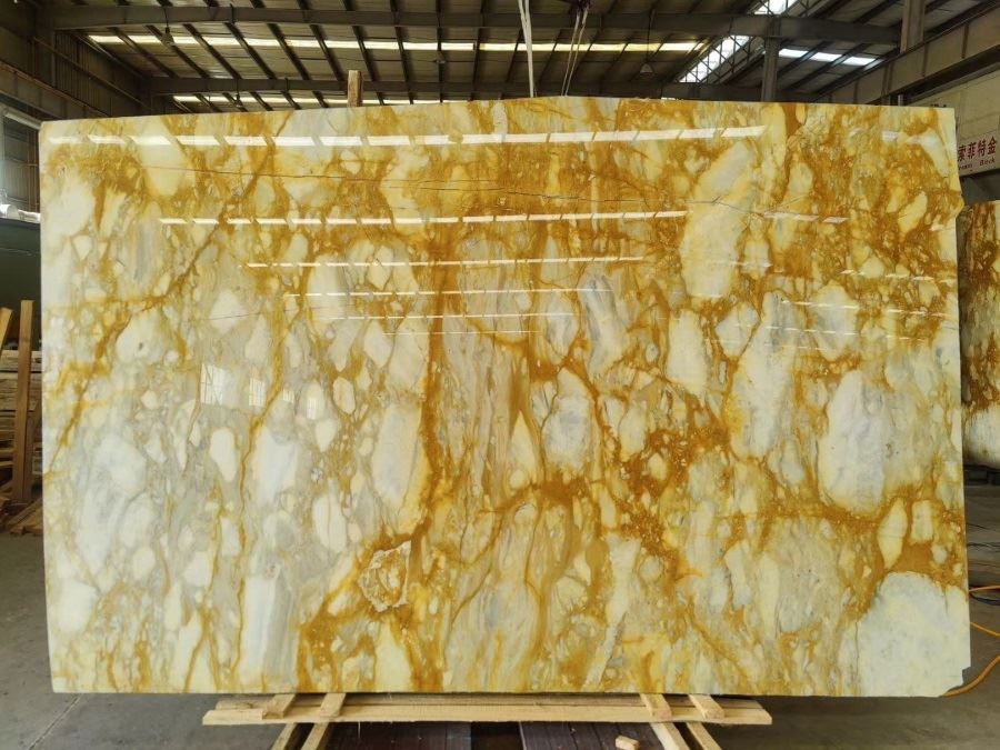 Мраморная плита Giallo Sienna