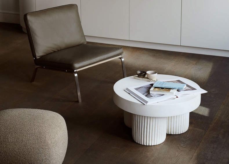 White Limestone Coffee Table Interior Design