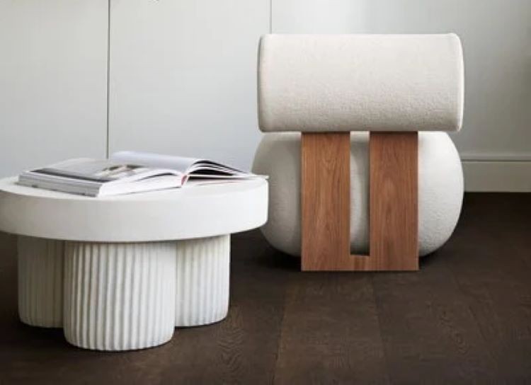 White Limestone Coffee Table Living Room