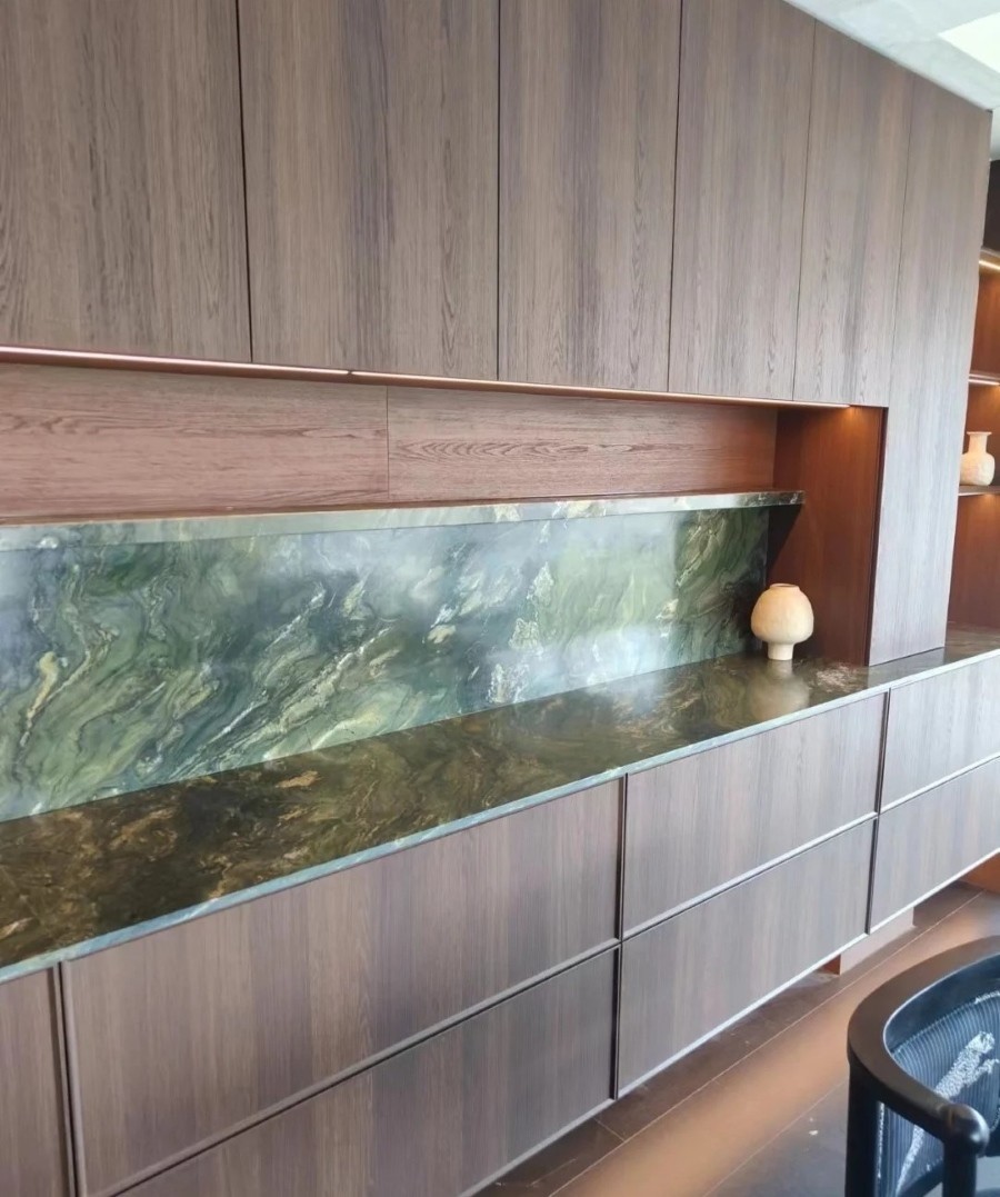 Monet Forest Marble Floor