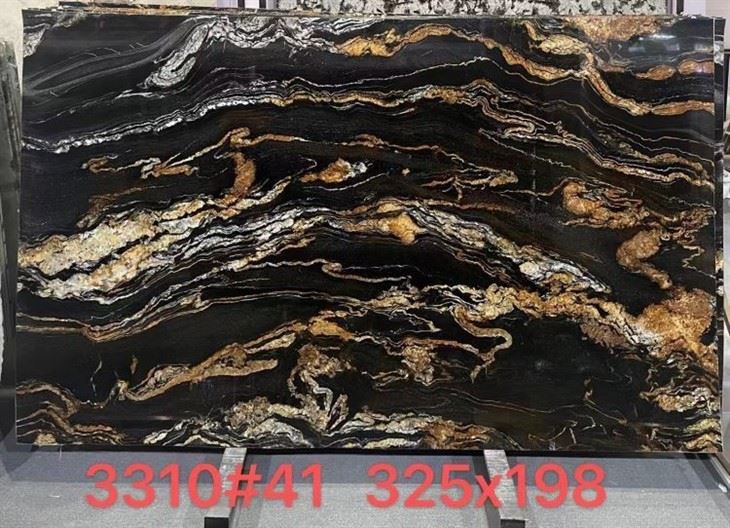 Nero Volcano Black Granite Tiles