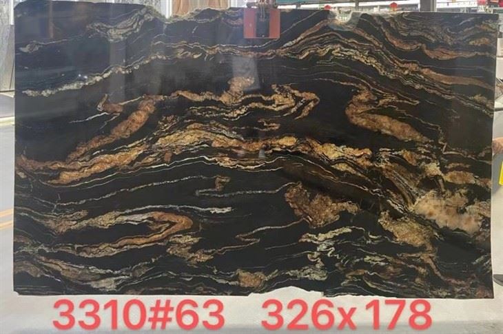 Nero Volcano Black Granite Kitchen Countertops