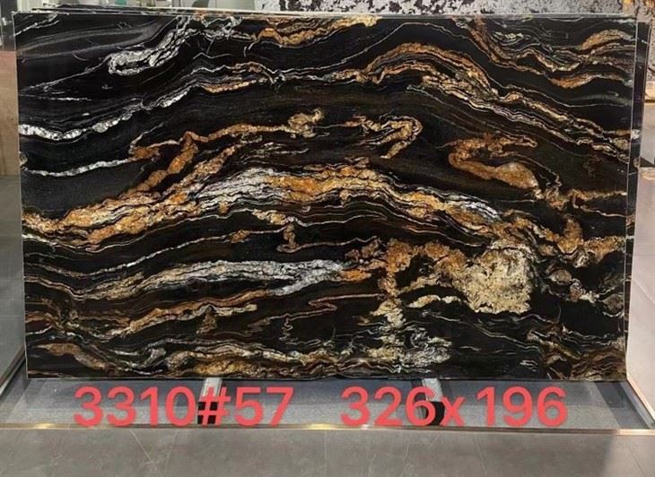 Nero Volcano Black Granite Wall Decor