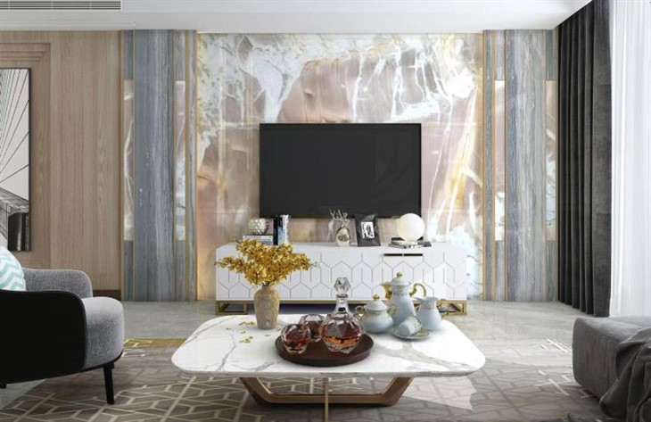 Splendido Pink Quartzite Interior Design