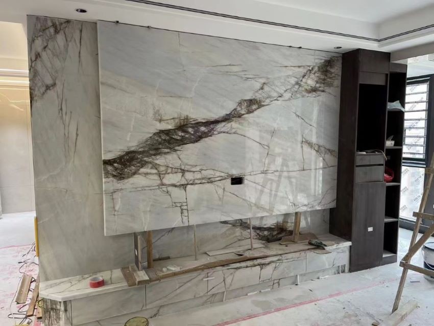 Dione White Marble Slab5 Dione White Marble Slab5