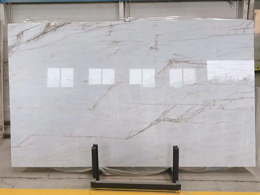 Dione White Marble Slab1 Dione White Marble Slab1