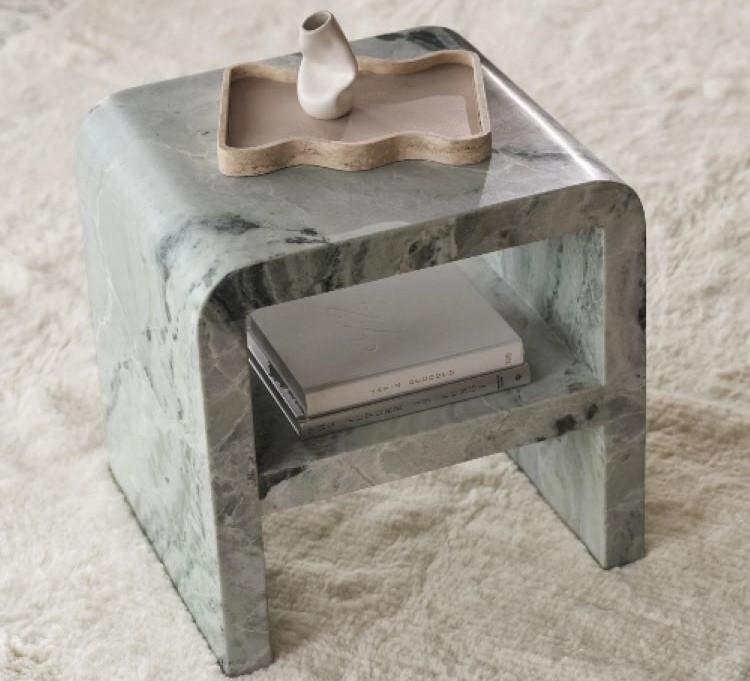 Cloud Emerald Green Marble Side Table Living Room Cloud Emerald Green Marble Side Table Living Room