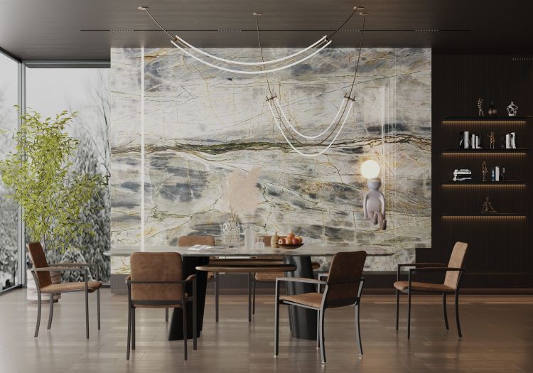 Siana Blue Tempest Quartzite Wall Cladding Siana Blue Tempest Quartzite Wall Cladding