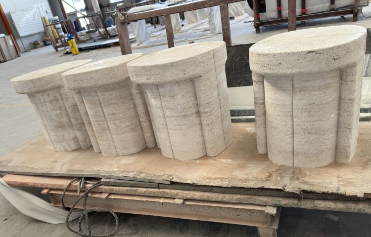 White Travertine Coffee Table White Travertine Coffee Table