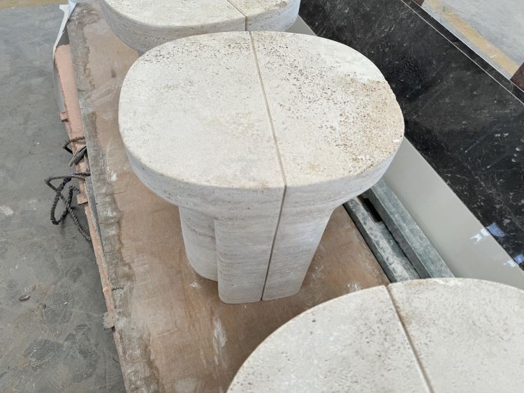 White Travertine Side Table home design White Travertine Side Table home design