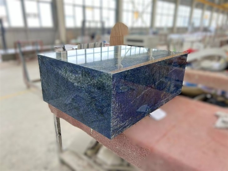 Fantasy Sapphire Marble Plinth