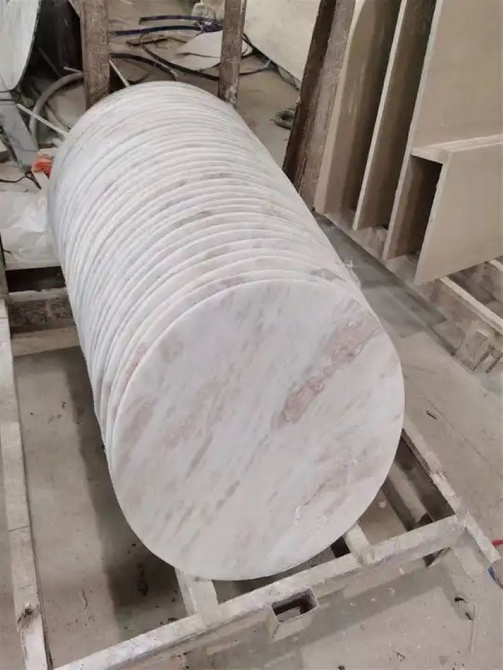 Namibian Rose Marble Rose Rainbow Marble round table top