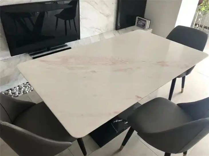 Namibian Rose Marble Rose Rainbow Marble table top