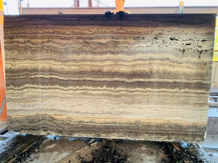 Silver Grey Travertine Countertop