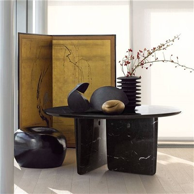 Обеденный стол Black Marquina Marble Minima