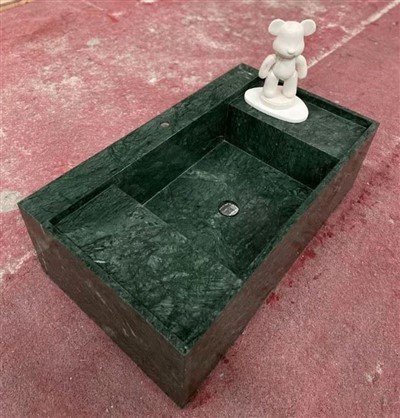 Индийская зеленая мраморная раковина