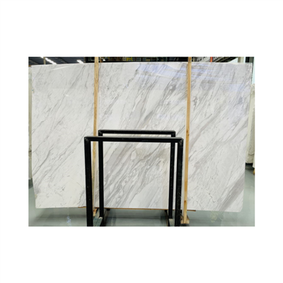 Джазовая белая мраморная плита