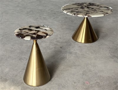 Журнальные столики с мраморной столешницей