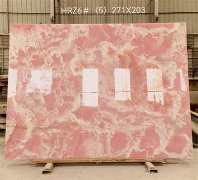 Полированная плита из розового оникса для пола внутренней стены