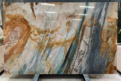 Кварцит Portomare, кварцитовые плиты Blue Louis