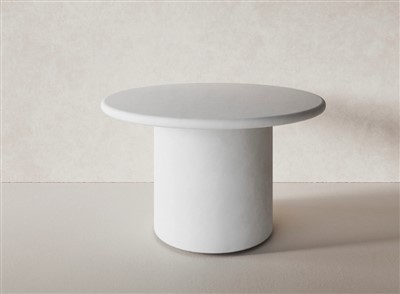 Обеденный стол из чистого белого мрамора